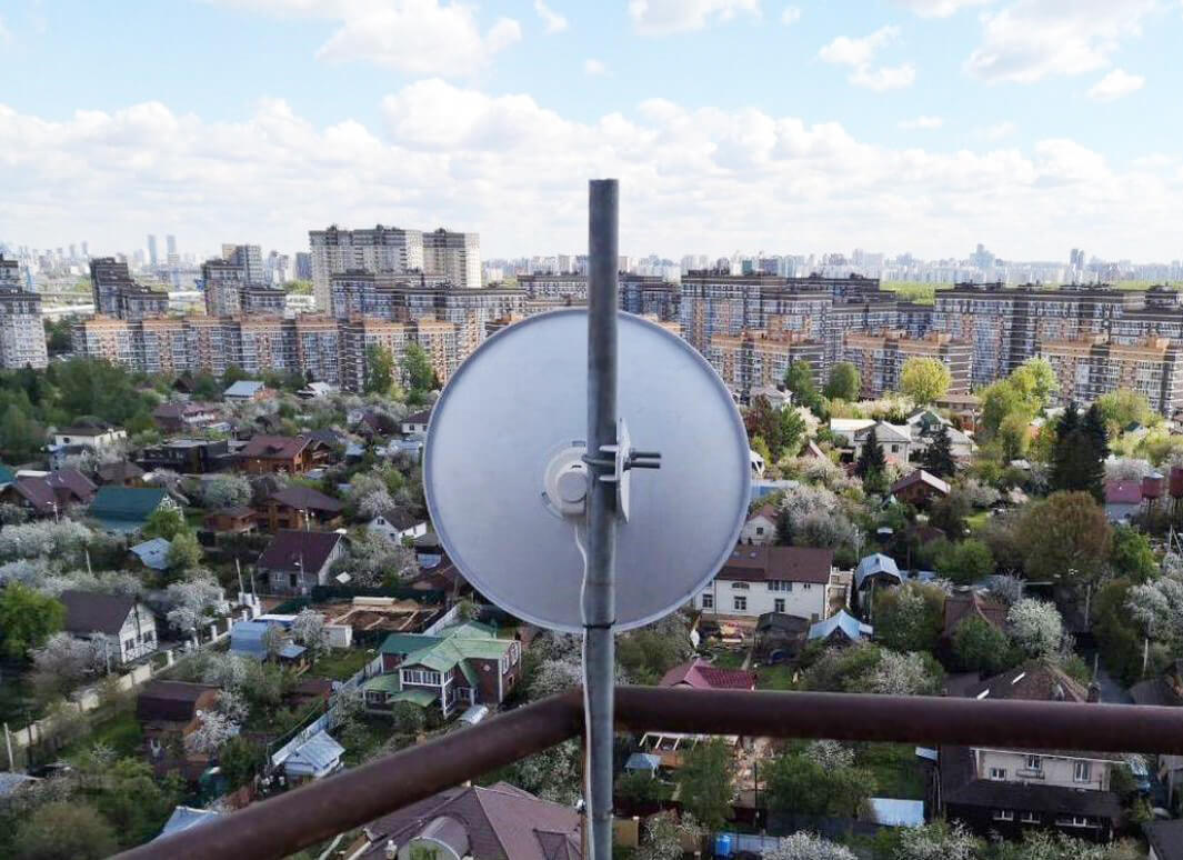 Установка спутникового Интернета Триколор в Серпухове: фото №1